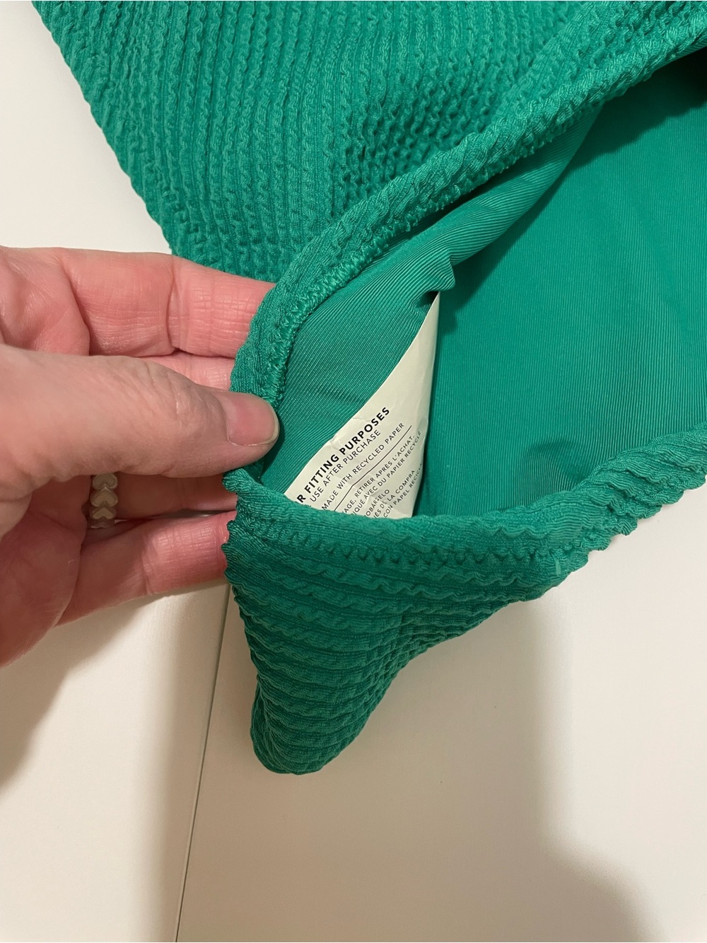 Aerie Brand Birthday Scoop Cheekiest One Piece Swimsuit Jelly Bean Green Large - Picture 6 of 7